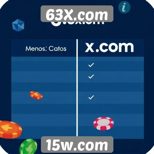 Comparativo entre 63X.com e outras plataformas de jogos